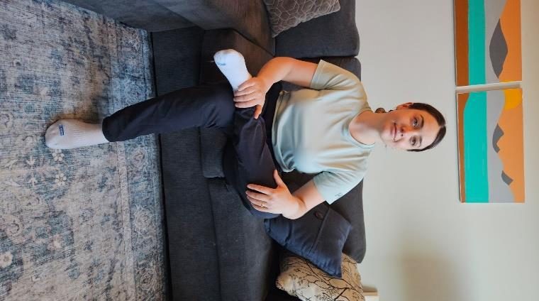 Demonstration of the Figure-4 Glute Stretch