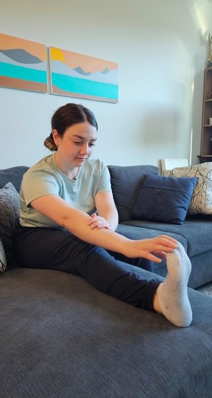 Demonstration of the Hamstring Stretch